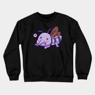 Cute Mosquito Dead Cartoon Crewneck Sweatshirt